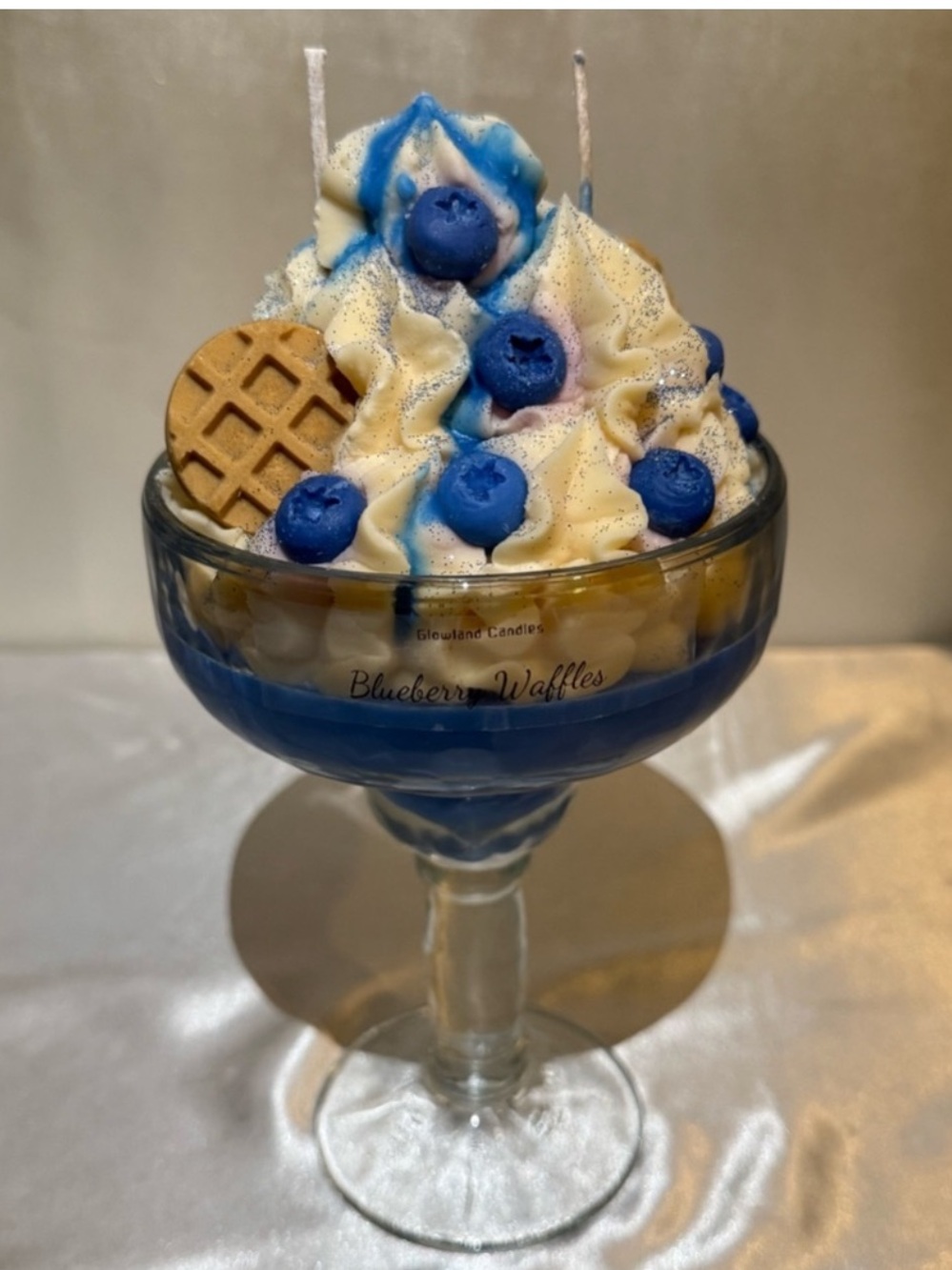 Blueberry 🫐waffle margarita candle